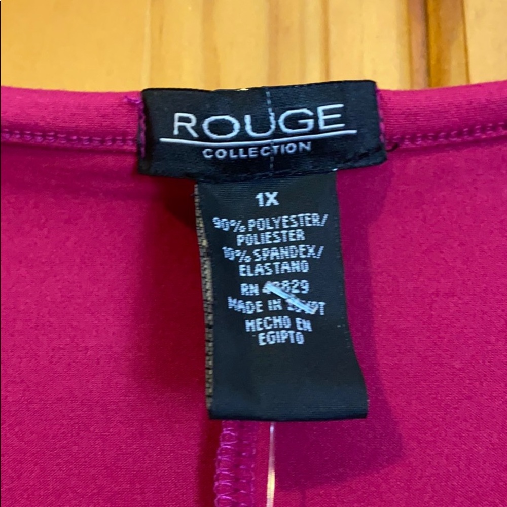 Bell Sleeve Top - Rouge Collection - 1X - Picture 4 of 6